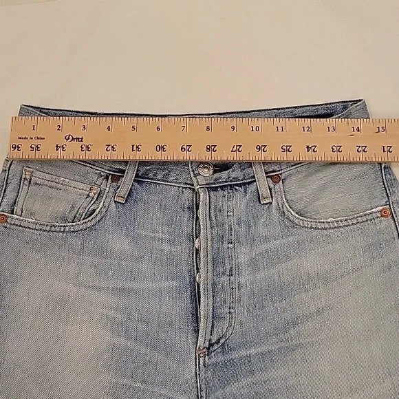 Citizens of humanity Cora relaxed undone hem size 25 Premium Denim - Picture 5 of 16